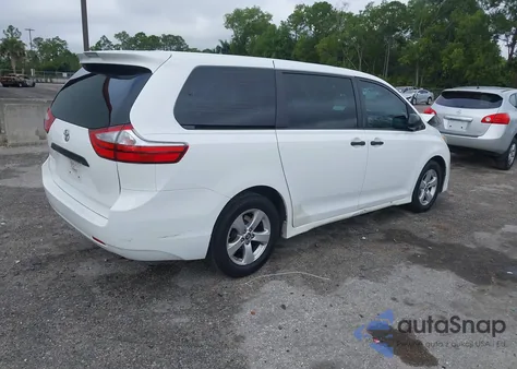 2018 Toyota Sienna L 7 Passenger from USA, damaged, VIN 5TDZZ3DC3JS913756
